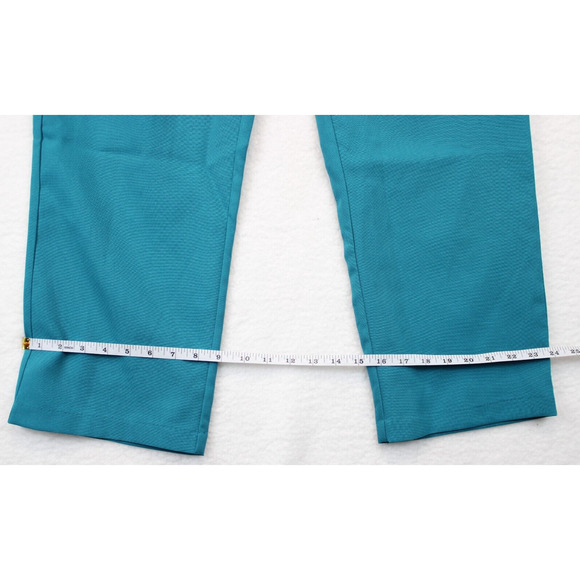 Elisabeth Williams Pull On Pants Women LP Aqua Blue Casual Comfy Work Wear - Picture 11 of 11